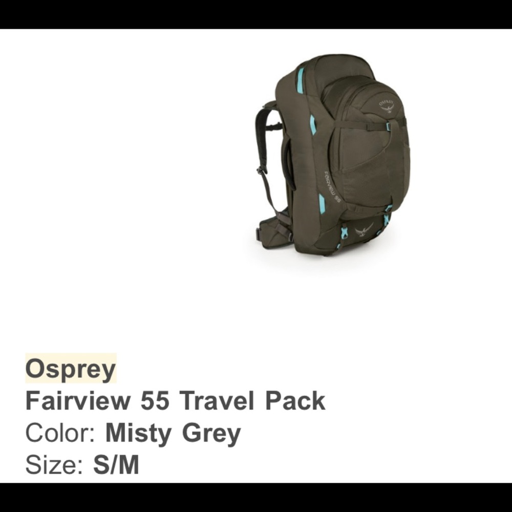 Osprey Fairview 55 travel pack